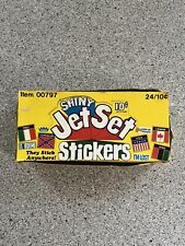 Shiny Jet Set Stickers Box Of 23 Unopened Packs picture