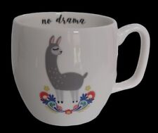 No Drama Llama Alpaca Mug Opal House Porcelain 14 Oz picture