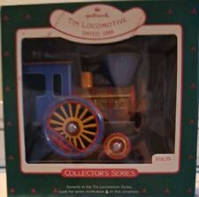 Vintage Hallmark Keepsake Ornament Collector Series Tin Locomotive Train 1988  picture