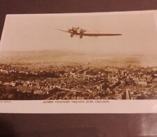 1925 postcard Junker Passenger Machine over Croydon  picture