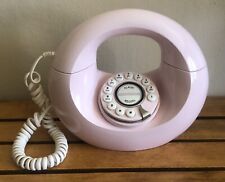Vtg Pink Donut Telephone Phone Push Button Adjust Ring Volume Retro USA  picture