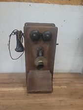 Antique Stromberg Carlson Wood Wall Hand Crank Telephone picture