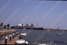 sl56 Original Slide 1980's ? Queen Mary passenger ship 980a picture