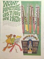 Papermate Ink Pens Ops 'N Pops Popover Special Offer Color Vintage Print Ad 1968 picture
