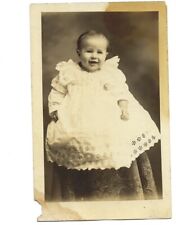 c1900s Cute Adorable Baby RPPC Real Photo Postcard UNPOSTED picture