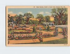 Postcard Rose Garden Jacob L. Loose Park Kansas City Missouri USA picture