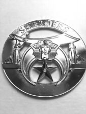 Masonic  Metal Chrome Shriners Auto Car Emblem picture