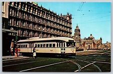 Postcard Mexico City 2393 Trolley C49 picture