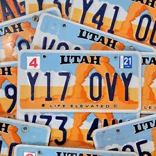 UTAH ARCHES LICENSE PLATE 🔥FREE SHIPPING🔥~ 1 w/RANDOM LETTERS & NUMBERS picture