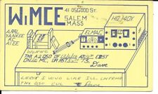 QSL  1959 Salem MA   radio card picture