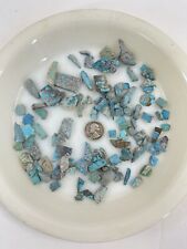 Lot of 100+g grams Turquoise Rough Jewelry Making Old Stock AZ Estate *c picture