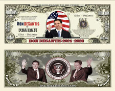 ✅ President Ron DeSantis 2024 25 Pack Collectible Novelty Million Dollar Bills ✅ picture