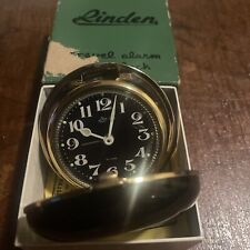 Vintage Linden Travel Alarm Clock in Compact with Box picture