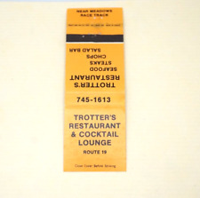 Matchbook Trotter's Restaurant Washington PA Near Meadows Race Track picture