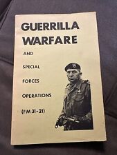 1978 Guerrilla Warfare and Special Forces Operations Book FM 31-21 picture