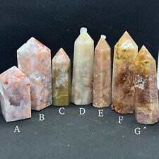 Pink Agate Cotton Candy Agate Youngite Crystal Tower PICK A CRYSTAL Minerals picture