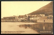 1917 Hot Lake Sanitorium Oregon Historic Vintage Postcard Huntley Bros. picture