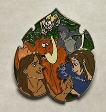 Disney - Tarzan 25th Anniversary - Terk Jane Tantor Professor - LE4000 Pin picture