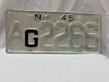 1945 New Hampshire License Plate  (See Description) picture