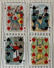4 Playing Cards ~ Hustling Joe ~ Reproduction 1895 Transformation ~All Suits #9 picture
