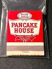 MATCHBOOK - UNCLE JOHN'S PANCAKE HOUSE - UNCLE JOHN & AUNT SONYA - UNSTRUCK picture