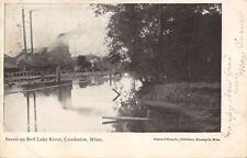 Crookston MN~Factory on Red Lake River 1905 May Turner to Estelle Sawyer~Racine picture