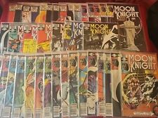 Moon Knight #1-38 -  Marvel 1980 -Lot of 38 comics- Original picture