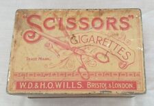 Scissors Cigarettes Tin Box Trade Mark W.D.& H.O WILLS. BRISTOL  LONDON picture