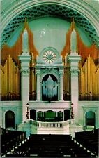 Postcard MA Platform Organ First Church of Christ Scientist Boston, c.1962 picture