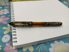 VTG Remington Fountain Pen Marble Style Brown With Inkpak Komite Nib picture
