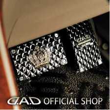 D.A.D Garson Luxury Pedal Type Crown Gold Crystal S Size HA146-02 Emblem JAPAN picture
