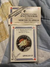1993 Trading Cards US Space Program Patch Series Mercury - Apollo Series 5 Set 1 picture