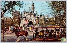 Disneyland Sleeping Beauty Castle Fantasyland Anaheim California Postcard c1969 picture