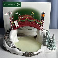 DEPT 56 Village Accessories BRIDGE OVER THE ICY POND Lighted #56720 1996 Retired picture