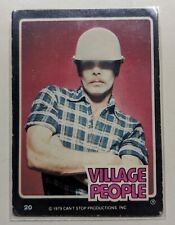 1979 Donruss VILLAGE PEOPLE Vintage Trading Card David Hodo #20 picture