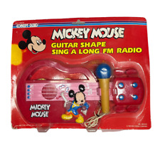 Mickey Tronics Sing A Long FM Radio Guitar Toy (Vintage - 1980) picture