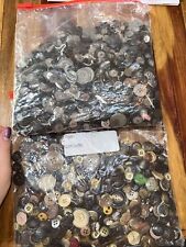 Lot of Vintage Button Buttons Mixed Sizes And Colors picture