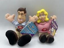 Mr and Ms Wonderful Doll Keychains 2003 PNC Talking Keychains picture