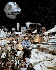 GEORGE LUCAS 8X10 PHOTO GLOSSY star wars a new hope bts photograph print picture