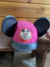 Vintage 1970s/1980s Walt Disney Mickey Mouse Club Mouseketeer Ears RARE PINK  picture