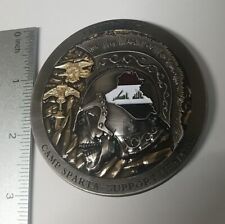 RARE 17-1 CJSOTF Iraq Operation Inherent Resolve, Camp Sparta Challenge Coin  picture
