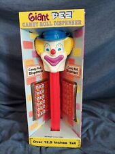 GIANT PEZ CLOWN CANDY ROLL DISPENSER - 2002 - NIP picture
