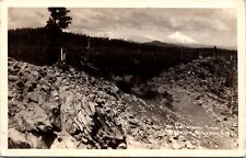Real Photo Postcard Mt. Jefferson from McKenzie Highway Oregon Eugene picture