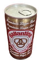 Ballantine Premium Lager Beer 12 Oz Steel Empty Can Opened from Bottom Fallstaff picture