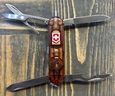 Victorinox Midnight Manager 58MM Swiss Army Knife Translucent Brown - Red Light picture