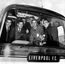 Liverpool football players full high spirits as they board coa- 1965 Old Photo picture