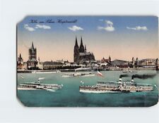 Postcard Cologne on the Rhine Main View Germany picture