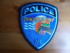 MICHIGAN POLICE PATCH CHIKAMING TOWNSHIP MI UNIT USA Obsolete Original picture
