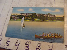 Orig Vint post card 1941 SOUTHERN COLLEGE LAKE HOLLINGSWORTH LAKELAND --FLORIDA picture