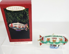 Hallmark Tin Blimp Holiday Fliers Series New Box Keepsake Ornament picture